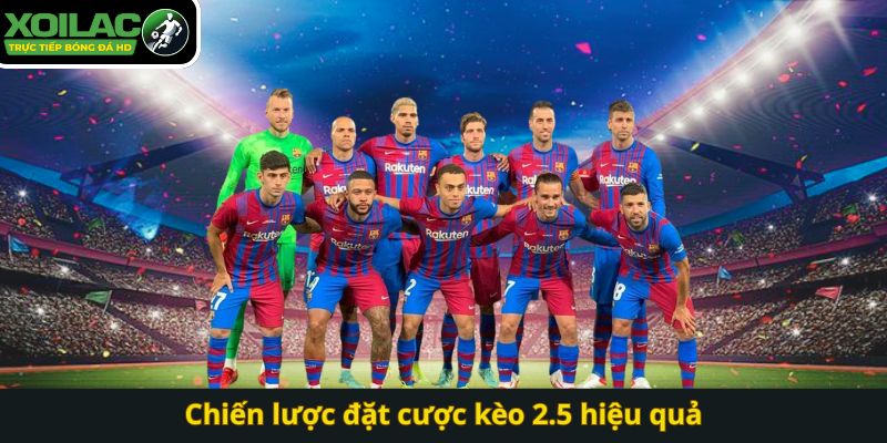 Chiến lược đặt cược kèo 2.5 hiệu quả